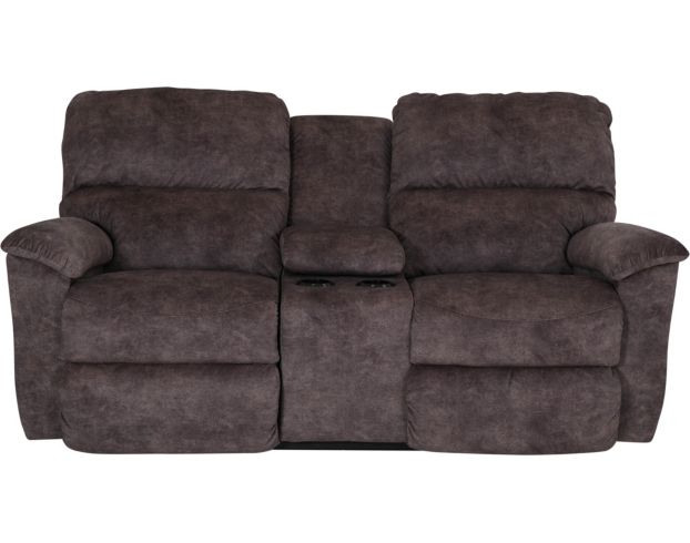 La-Z-Boy Brooks Ash Reclining Loveseat with Console large image number 1