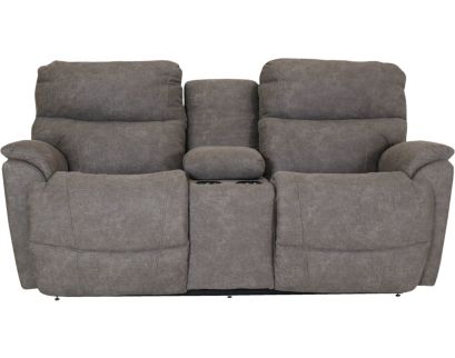 La-Z-Boy Trouper Sable Reclining Loveseat with Console