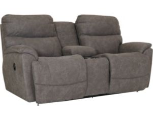La-Z-Boy Trouper Sable Reclining Loveseat with Console