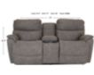 La-Z-Boy Trouper Sable Reclining Loveseat with Console small image number 4