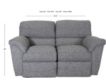 La-Z-Boy Reese Gray Reclining Loveseat small image number 4