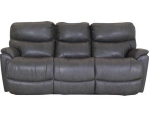 La-Z-Boy Trouper Gray Leather Reclining Sofa