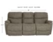 La-Z-Boy Trouper Sable Power Reclining Sofa small image number 4