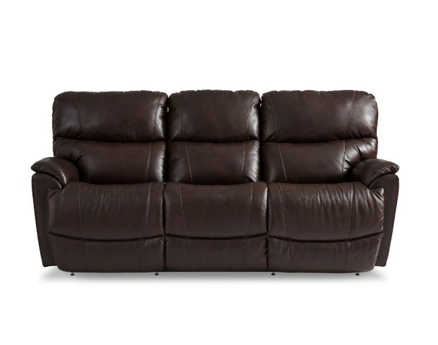 La-Z-Boy Trouper Brown Leather Power Reclining Sofa large image number 1
