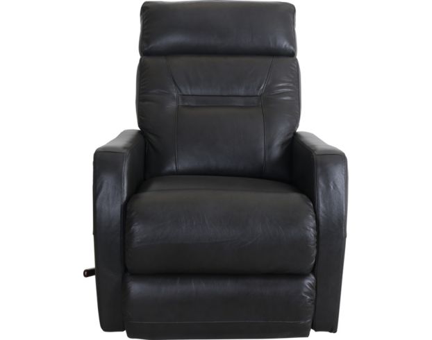 La-Z-Boy Lennon Charcoal Leather Rocker Recliner large image number 1