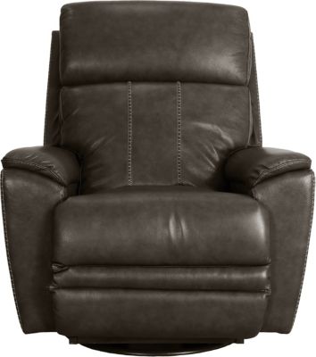 La-Z-Boy Talladega Gray Leather Power Swivel Rocker Recliner for USD  1398.00 | Homemakers US