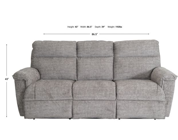 La-Z-Boy Jay Linen Reclining Sofa large image number 7