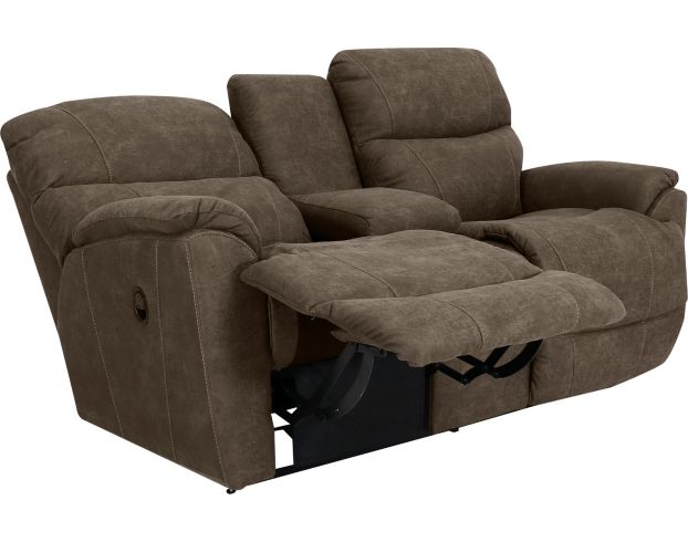 La-Z-Boy Trouper Mink Reclining Loveseat with Console large image number 3