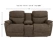 La-Z-Boy Trouper Mink Reclining Loveseat with Console small image number 8