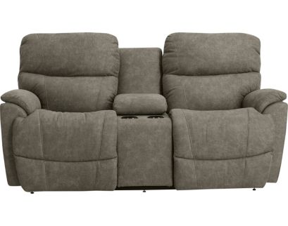 La-Z-Boy Trouper Sable Power Reclining Loveseat with Console