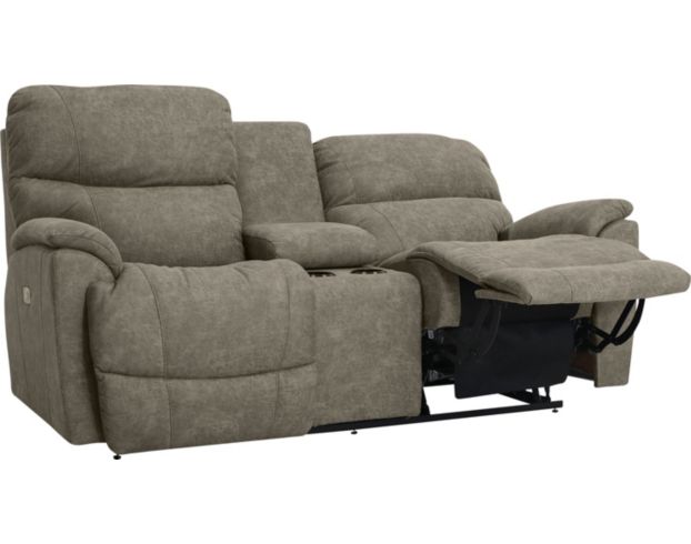 La-Z-Boy Trouper Sable Power Reclining Loveseat with Console large image number 3