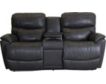 La-Z-Boy Trouper Grey Power Reclining Loveseat with Console small image number 1