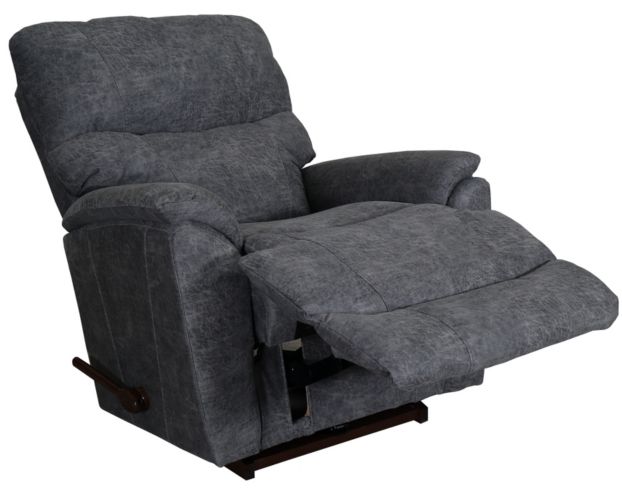 La-Z-Boy Trouper Charcoal Rocker Recliner large image number 3