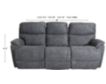 La-Z-Boy Trouper Charcoal Power Reclining Sofa small image number 8