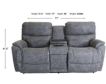 La-Z-Boy Trouper Charcoal Power Console Loveseat small image number 10