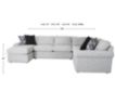 La-Z-Boy Collins 4-Piece Sectional with Left-Facing Chaise small image number 5