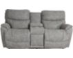 La-Z-Boy Trouper Charcoal Reclining Loveseat with Console small image number 1