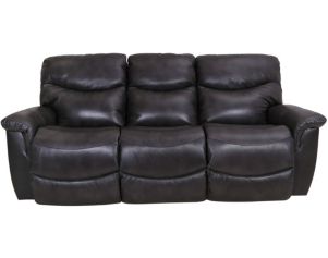 La-Z-Boy James Gray Leather Reclining Sofa