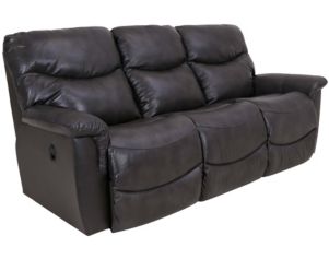 La-Z-Boy James Gray Leather Reclining Sofa