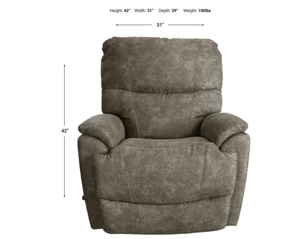 La-Z-Boy Trouper Sable Swivel Rocker Recliner large image number 7