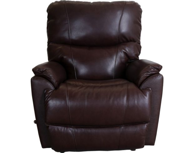 La-Z-Boy Trouper Brown Leather Rocker Recliner large image number 1