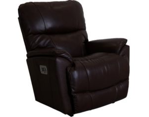 La-Z-Boy Trouper Walnut Leather Power Rocker Recliner