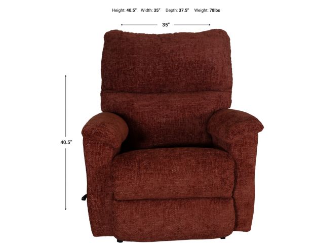 La Z Boy Brooks Red Rocker Recliner Homemakers