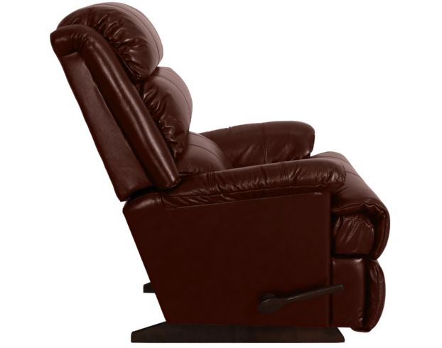 La-Z-Boy Astor Chestnut Leather Rocker Recliner large image number 4