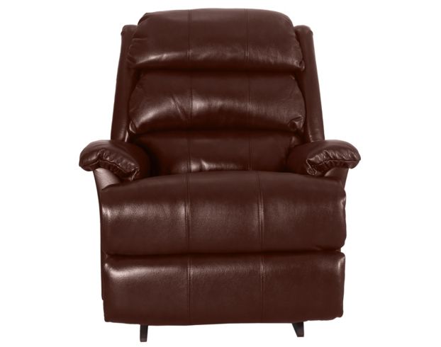 La-Z-Boy Astor Chestnut Leather Power Rocker Recliner large image number 1