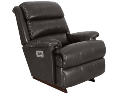 La-Z-Boy Astor Shitake Leather Power Rocker Recliner