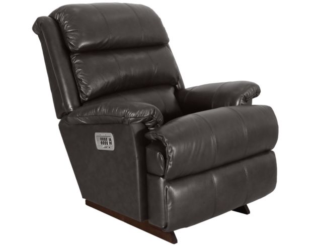 La-Z-Boy Astor Shitake Leather Power Rocker Recliner large image number 2