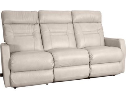 La-Z-Boy Lennon Ice Leather Reclining Sofa