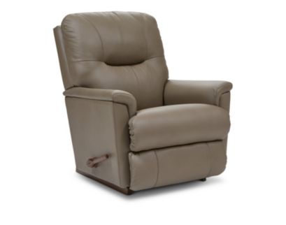 La-Z-Boy Aries Ecru Leather Rocker Recliner