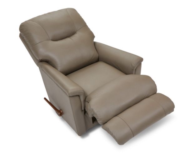 La-Z-Boy Aries Ecru Leather Rocker Recliner large image number 5