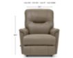 La-Z-Boy Aries Taupe Leather Rocker Recliner small image number 9