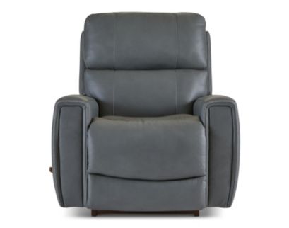 La-Z-Boy Apollo Blue Grey Leather Rocker Recliner