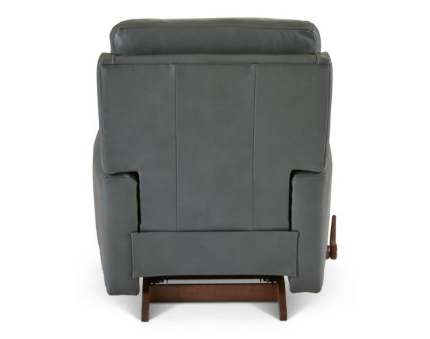 La-Z-Boy Apollo Blue Grey Leather Rocker Recliner large image number 6