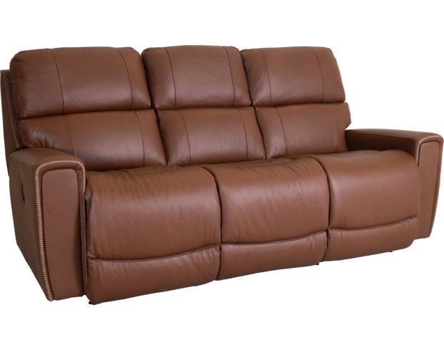 All leather reclining discount sofa