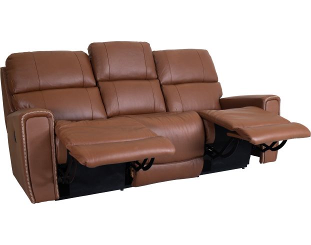 La-Z-Boy Apollo Caramel Leather Reclining Sofa large image number 3