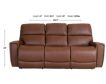 La-Z-Boy Apollo Caramel Leather Reclining Sofa small image number 8
