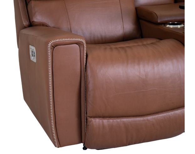 La-Z-Boy Apollo Leather Power Reclining Console Loveseat large image number 7