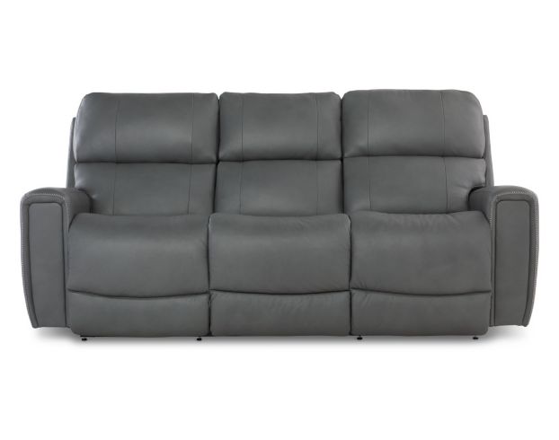 La-Z-Boy Apollo Gray Leather Reclining Sofa  large image number 1