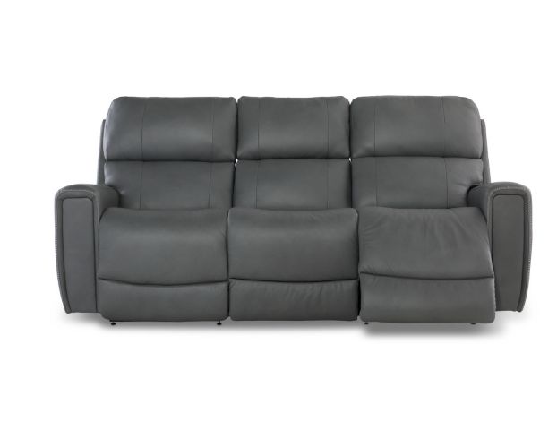 La-Z-Boy Apollo Gray Leather Reclining Sofa  large image number 2