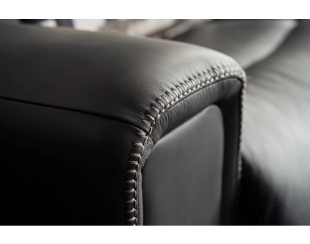 La-Z-Boy Apollo Gray Leather Reclining Sofa  large image number 4