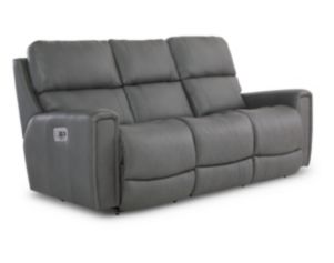 La-Z-Boy Apollo Gray Leather Power Reclining Sofa