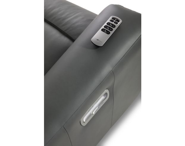 La-Z-Boy Apollo Gray Leather Power Reclining Sofa large image number 5