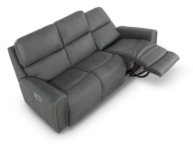 La-Z-Boy Apollo Gray Leather Power Reclining Sofa large image number 6