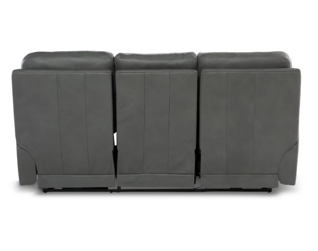 La-Z-Boy Apollo Blue Grey Leather Power Reclining Sofa large image number 8