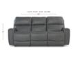 La-Z-Boy Apollo Gray Leather Power Reclining Sofa small image number 11