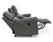 La-Z-Boy Apollo Gray Leather Reclining Loveseat w/ Console small image number 5